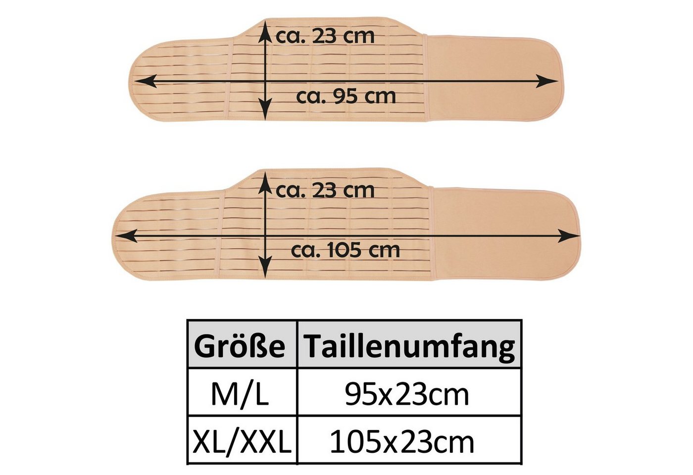 hemmy Fashion Bauchweggürtel Basic - Shape Effekt (1-tlg) Shapewear Bauchweg Gürtel Shaper Figurformender Taillenmieder – Bild 4 von 5