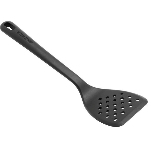 HENCKELS by ZWILLING Pfannenwender Silicone Onyx, Hitzebeständig, Aufhänge-Öse, Silikon