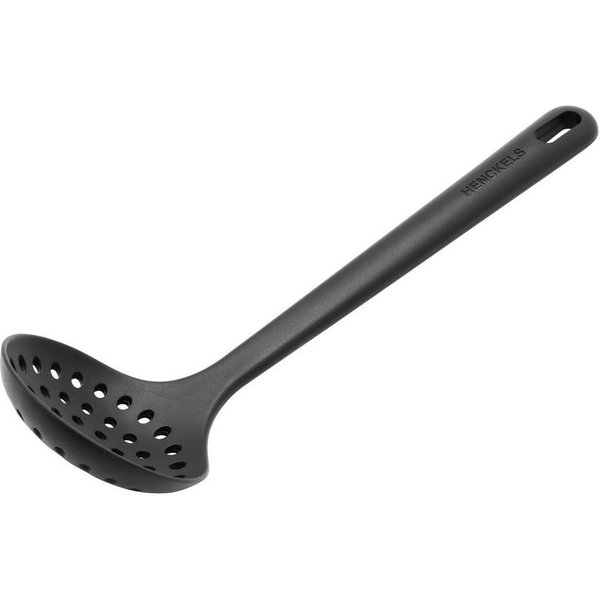 HENCKELS by ZWILLING Schaumlöffel Silicone Onyx, Hitzebeständig, Aufhänge-Öse, Spülmaschinengeeignet