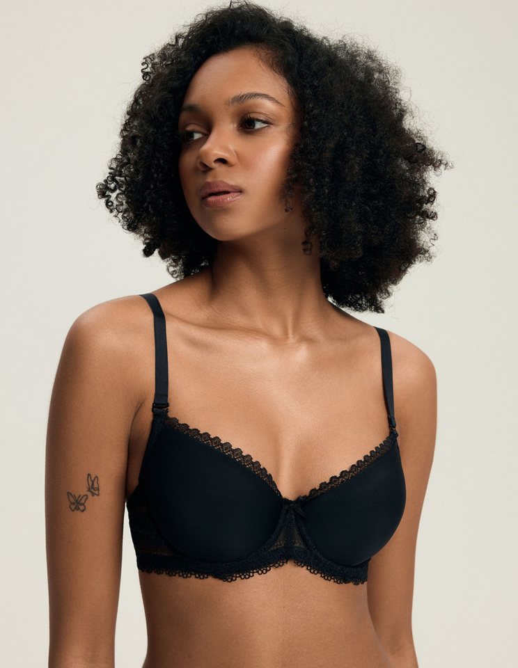Henderson Push-up-BH glatte Cups, herausnehmbaren Einlagen, abnehmbare Träger, Julietta – Bild 5 von 5