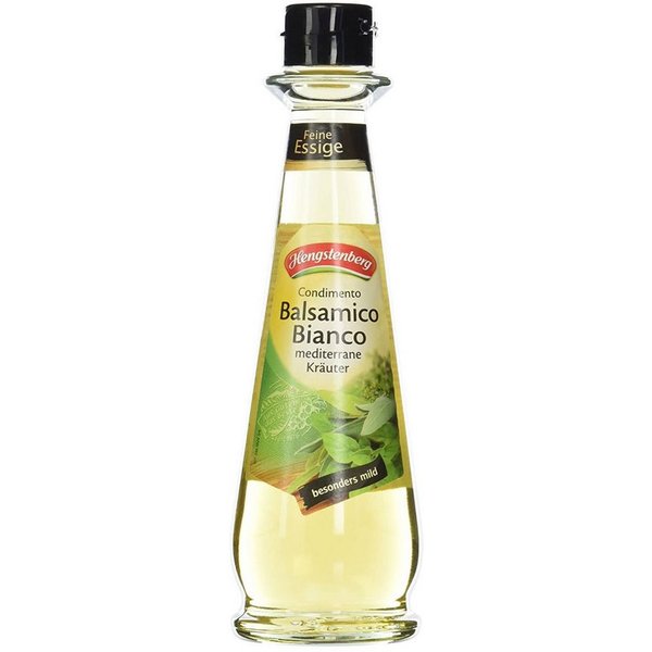 Hengstenberg Essig, Hengstenberg Condimento Balsamico Bianco mediterrane Kräuter 250 ml