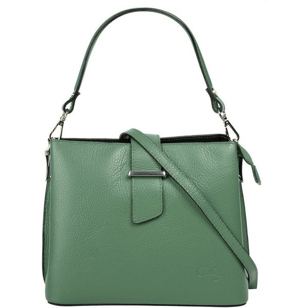 Cluty Henkeltasche CLUTY Damen echt Leder, Made in Italy, echt Leder, Made in Italy