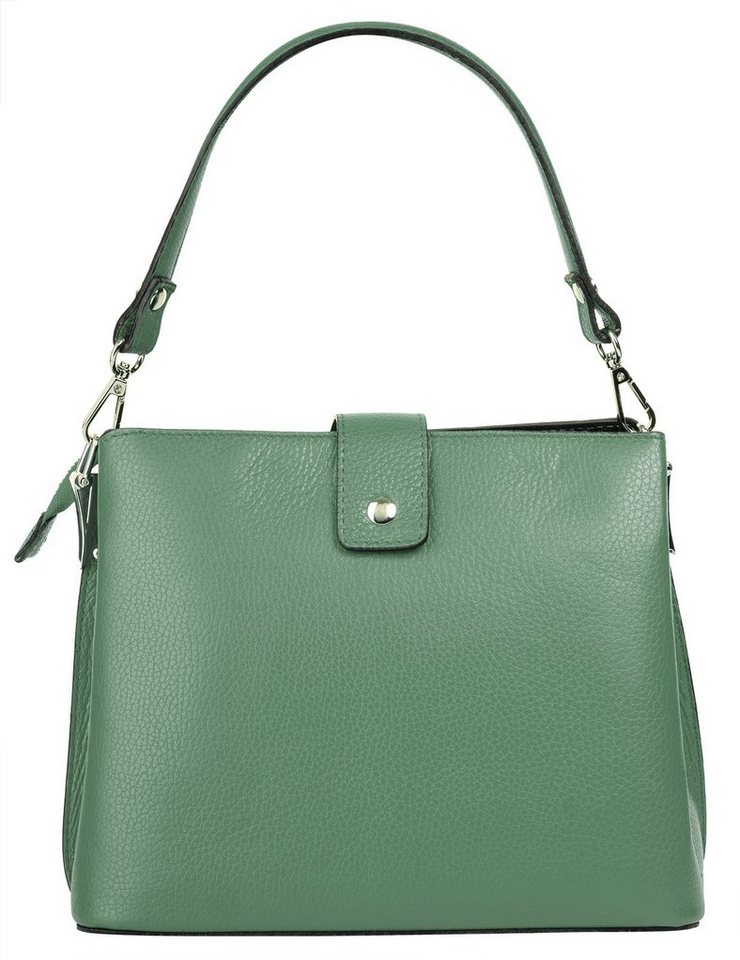 Cluty Henkeltasche CLUTY Damen echt Leder, Made in Italy, echt Leder, Made in Italy – Bild 3 von 5