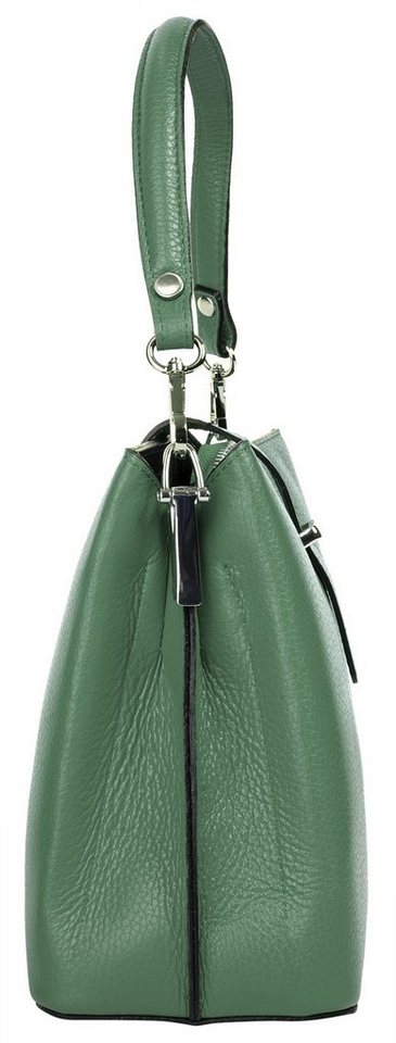 Cluty Henkeltasche CLUTY Damen echt Leder, Made in Italy, echt Leder, Made in Italy – Bild 4 von 5