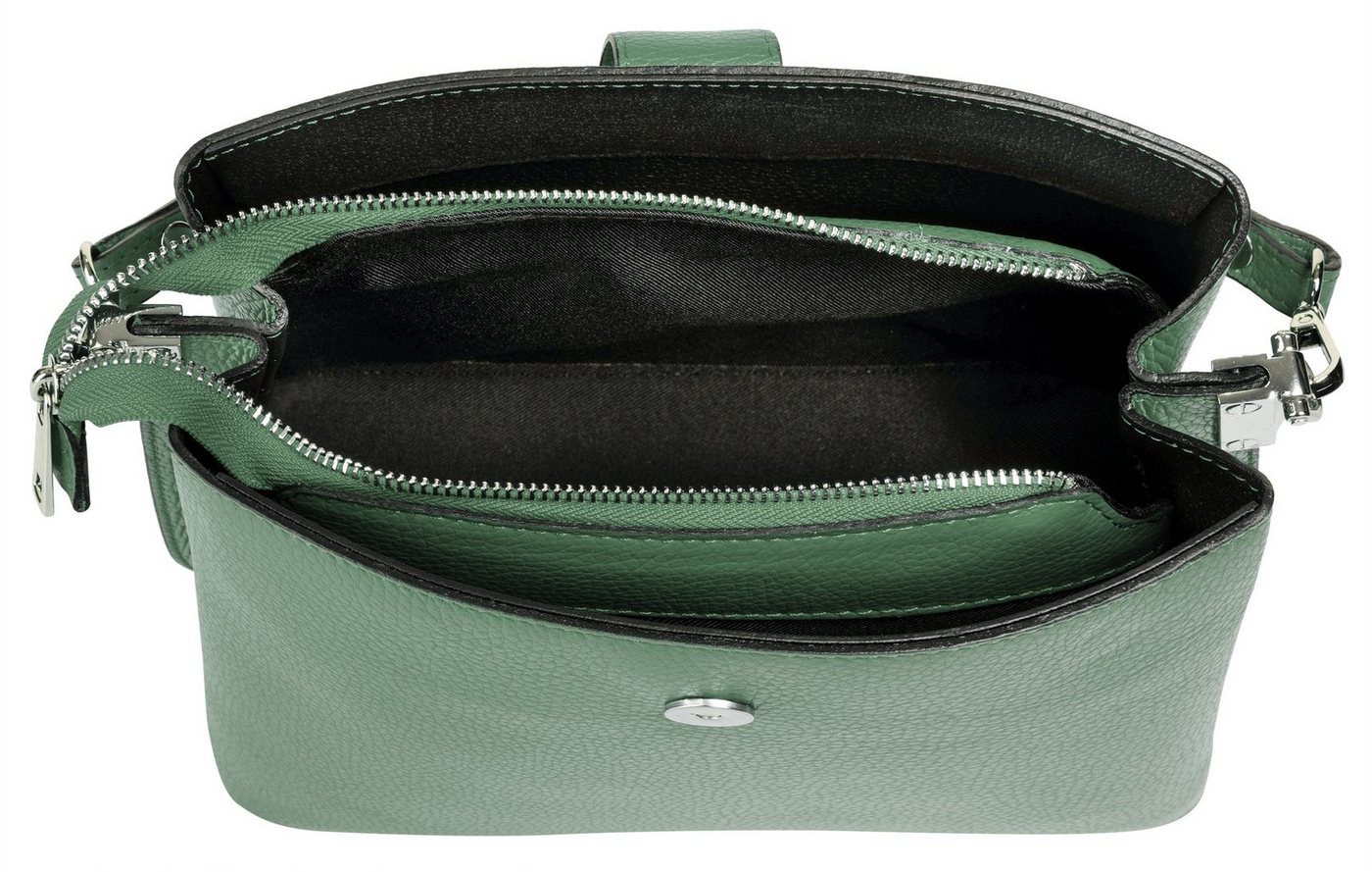 Cluty Henkeltasche CLUTY Damen echt Leder, Made in Italy, echt Leder, Made in Italy – Bild 5 von 5