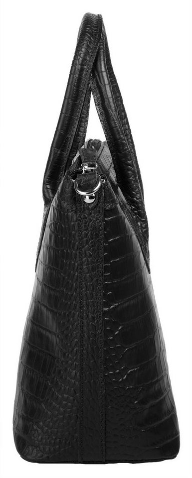Cluty Henkeltasche CLUTY Damen echt Leder, Made in Italy, echt Leder, Made in Italy – Bild 5 von 5