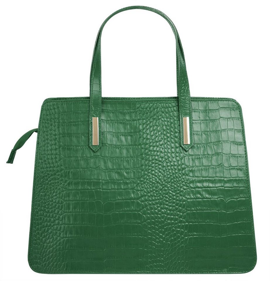Cluty Henkeltasche CLUTY Damen echt Leder, Made in Italy, echt Leder, Made in Italy – Bild 4 von 5