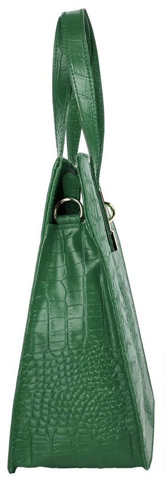 Cluty Henkeltasche CLUTY Damen echt Leder, Made in Italy, echt Leder, Made in Italy – Bild 5 von 5