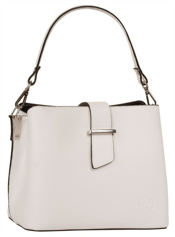 Cluty Henkeltasche CLUTY Damen echt Leder, Made in Italy, echt Leder, Made in Italy – Bild 2 von 5