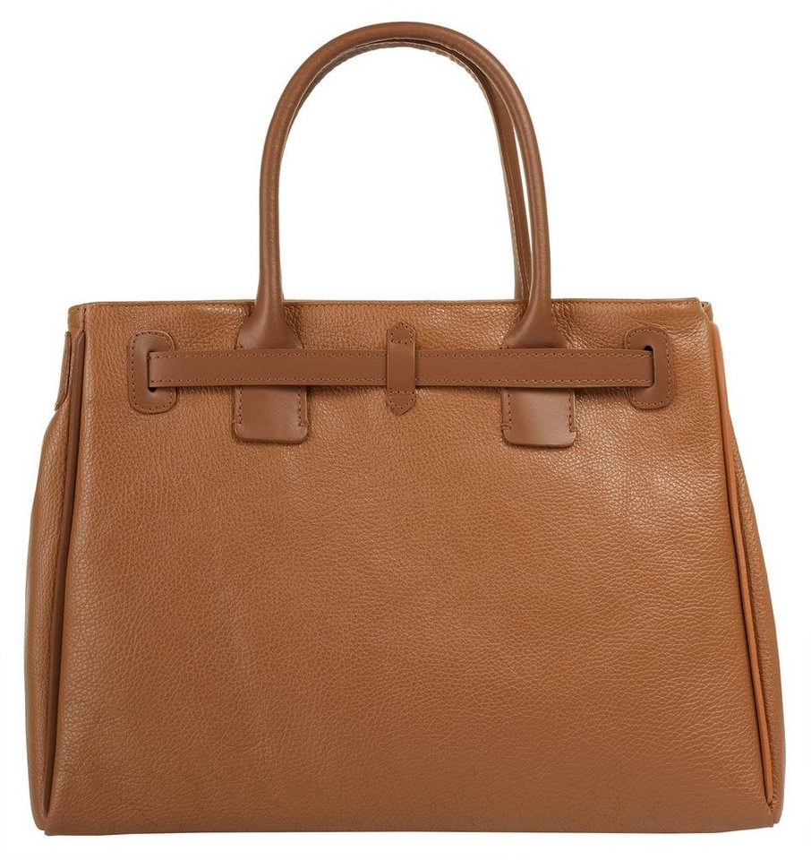 Cluty Henkeltasche CLUTY Damen echt Leder, Made in Italy, echt Leder, Made in Italy – Bild 4 von 5
