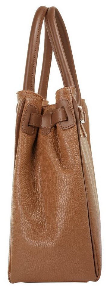 Cluty Henkeltasche CLUTY Damen echt Leder, Made in Italy, echt Leder, Made in Italy – Bild 5 von 5