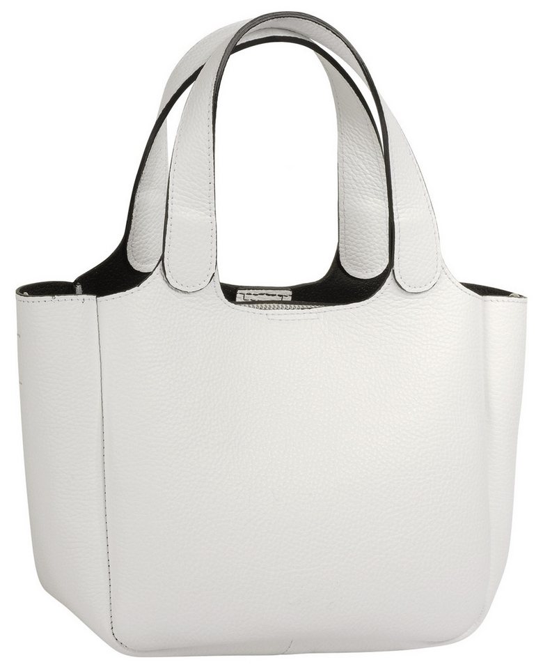Cluty Henkeltasche CLUTY Damen echt Leder, Made in Italy, echt Leder, Made in Italy – Bild 3 von 5