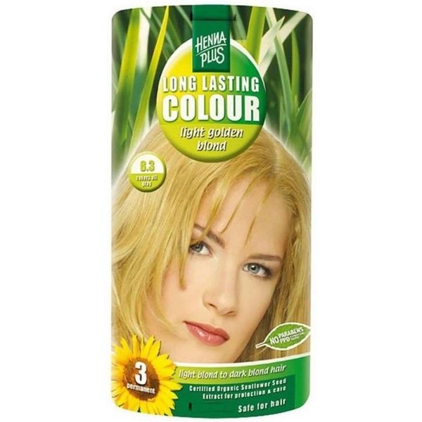 Henna Plus Haarfarbe Haarfarbe - 8.3 Light Golden Blond 100ml