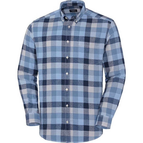 HENSON&HENSON Flanellhemd 100% weiche Baumwolle