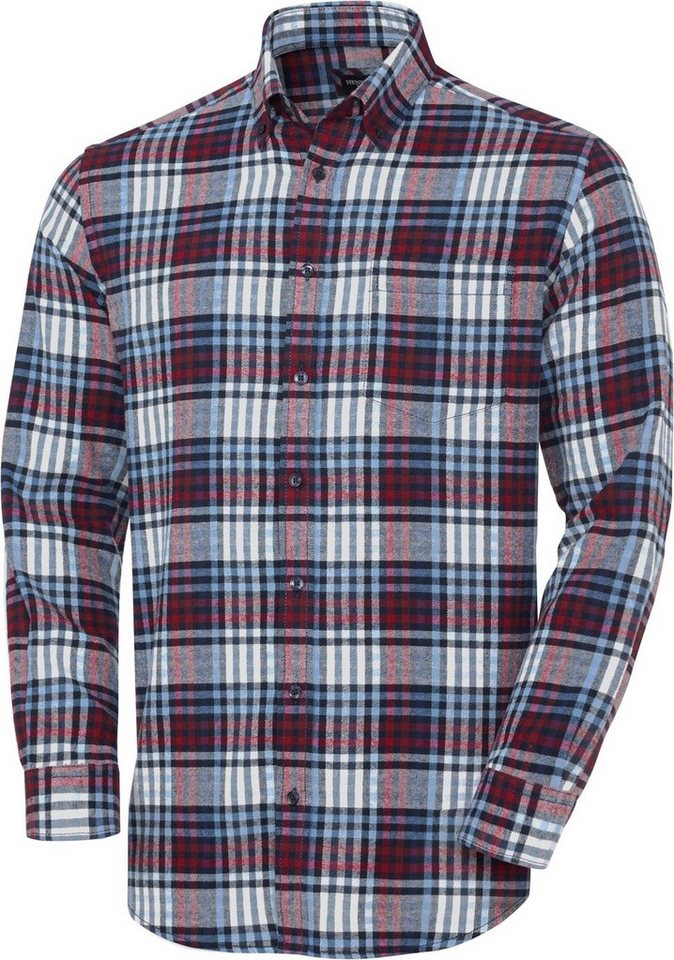 HENSON&HENSON Flanellhemd (3er Pack) mit wohltuendem Thermo-Effekt – Bild 4 von 5