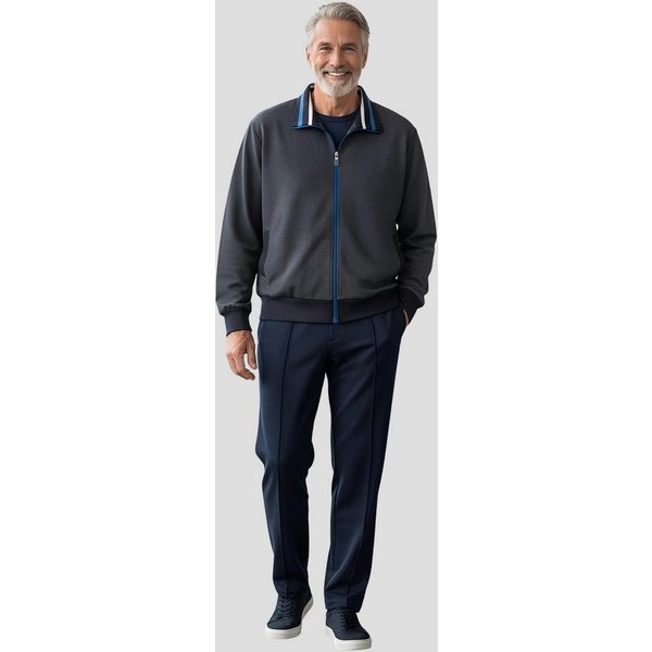 Herbold Sportswear Trainingsanzug Herren Freizeitanzug Sportanzug (2-tlg), Sportiver Anzug mit Biesennaht auch in Kurzgrößen