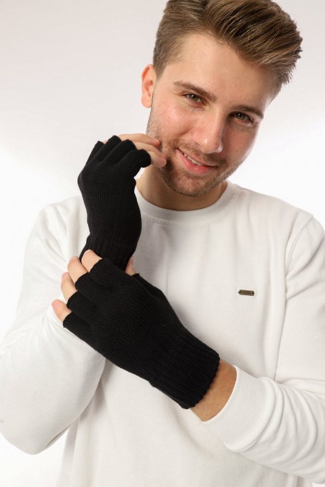 herémood Strickhandschuhe Handschuhe Winterhandschuhe Rippstrick Strickhandschuhe Herren – Bild 4 von 5