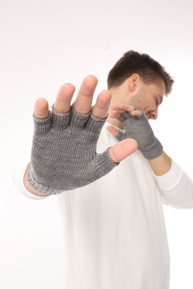 herémood Strickhandschuhe Handschuhe Winterhandschuhe Rippstrick Strickhandschuhe Herren – Bild 3 von 5