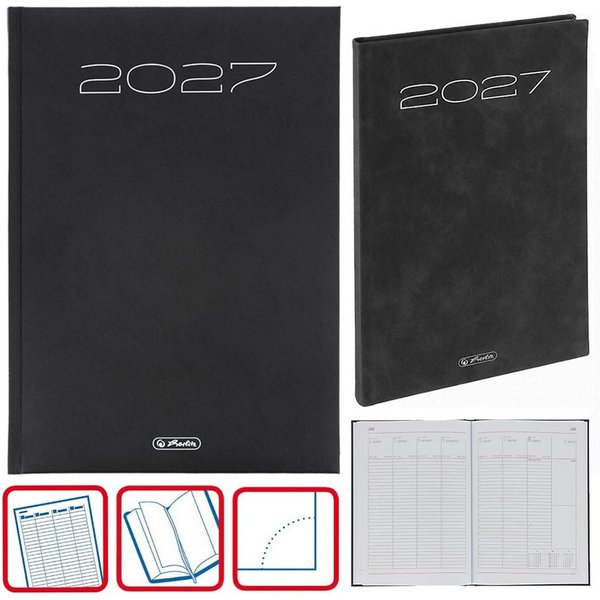 Herlitz Buchkalender Sidney 2027 schwarz
