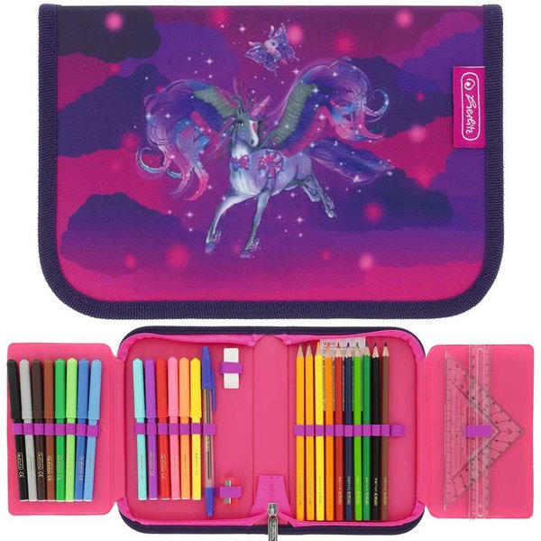 Herlitz Federmäppchen 31-teilig 2025 Mädchen Magic Unicorn