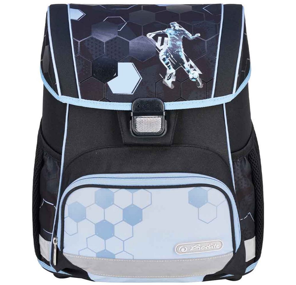 Herlitz Schulranzen Set Loop Plus 10-teilig 2025 Jungen Cyber Soccer – Bild 2 von 5