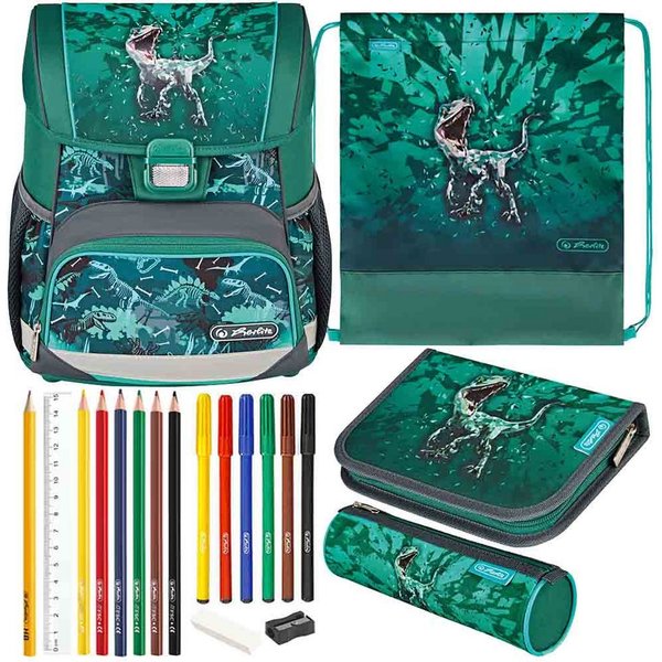 Green Rex Schultaschen-Set, 4-tlg.