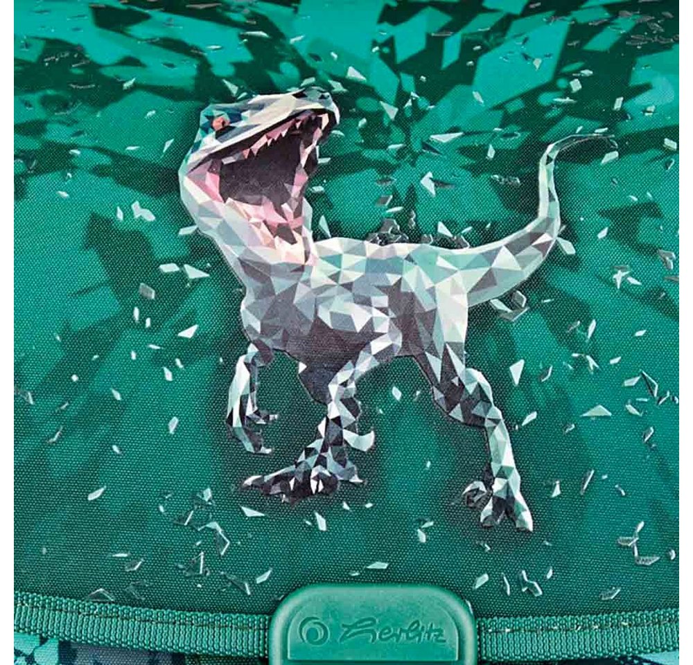 Herlitz Schulranzen Set Loop Plus 10-teilig 2026 Jungen Green T-Rex – Bild 5 von 5