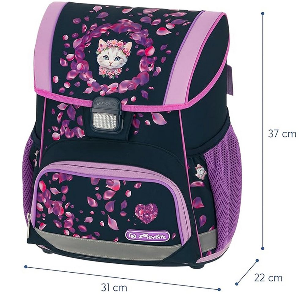 Herlitz Schulranzen Set Loop Plus 10-teilig 2026 Mädchen Blossom Dance Kitty – Bild 3 von 5
