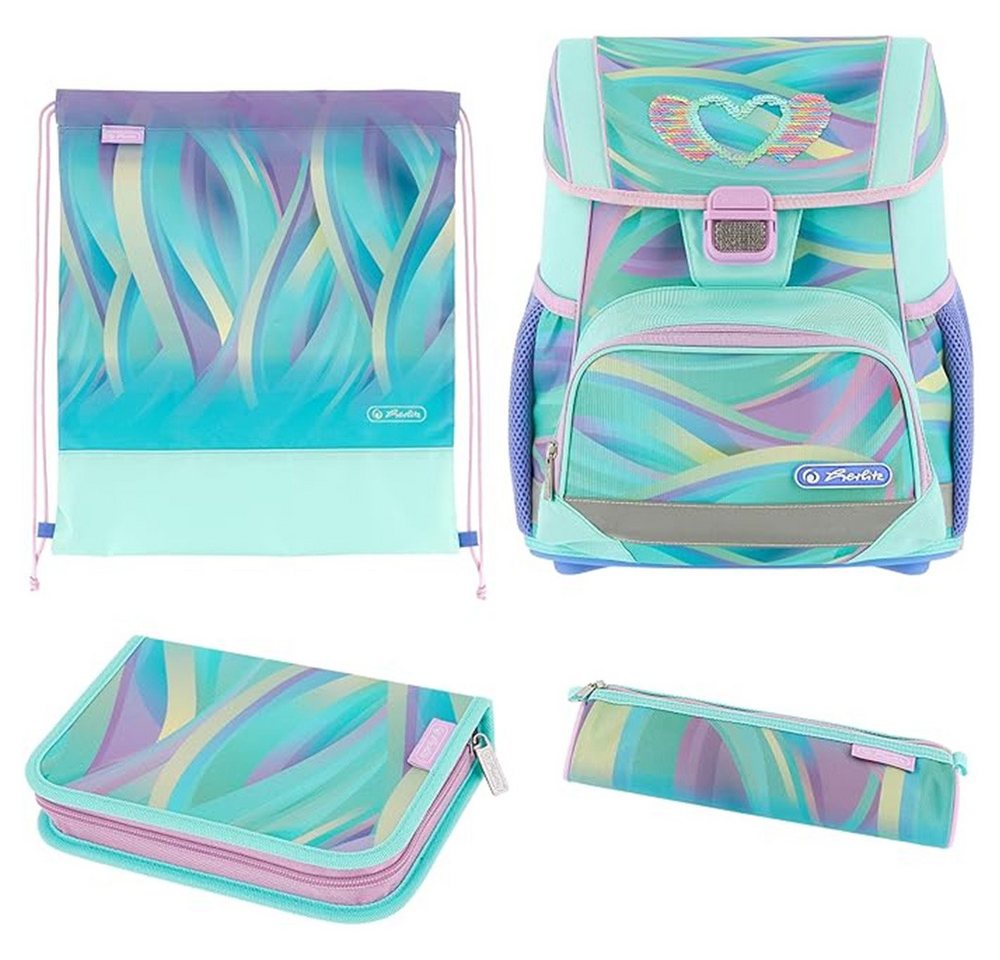 Herlitz Schulranzen Set Loop Plus 10-teilig 2026 Mädchen Minty Love – Bild 2 von 5