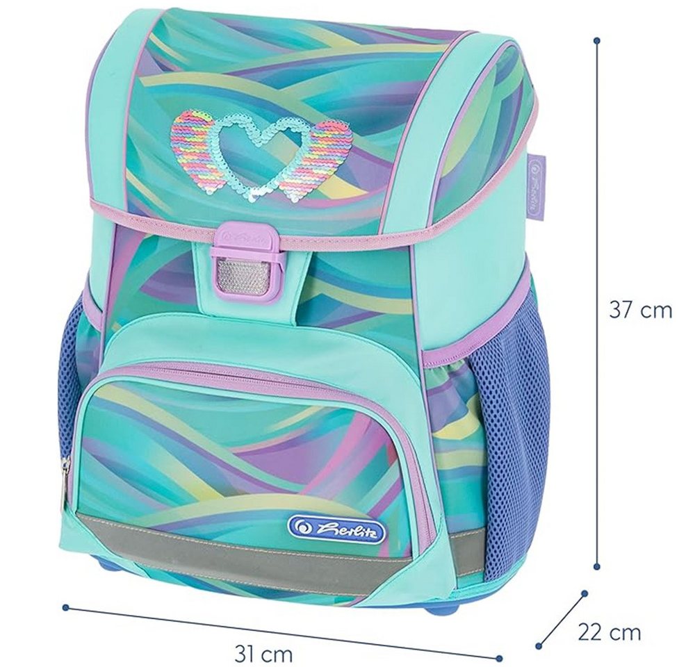Herlitz Schulranzen Set Loop Plus 10-teilig 2026 Mädchen Minty Love – Bild 3 von 5