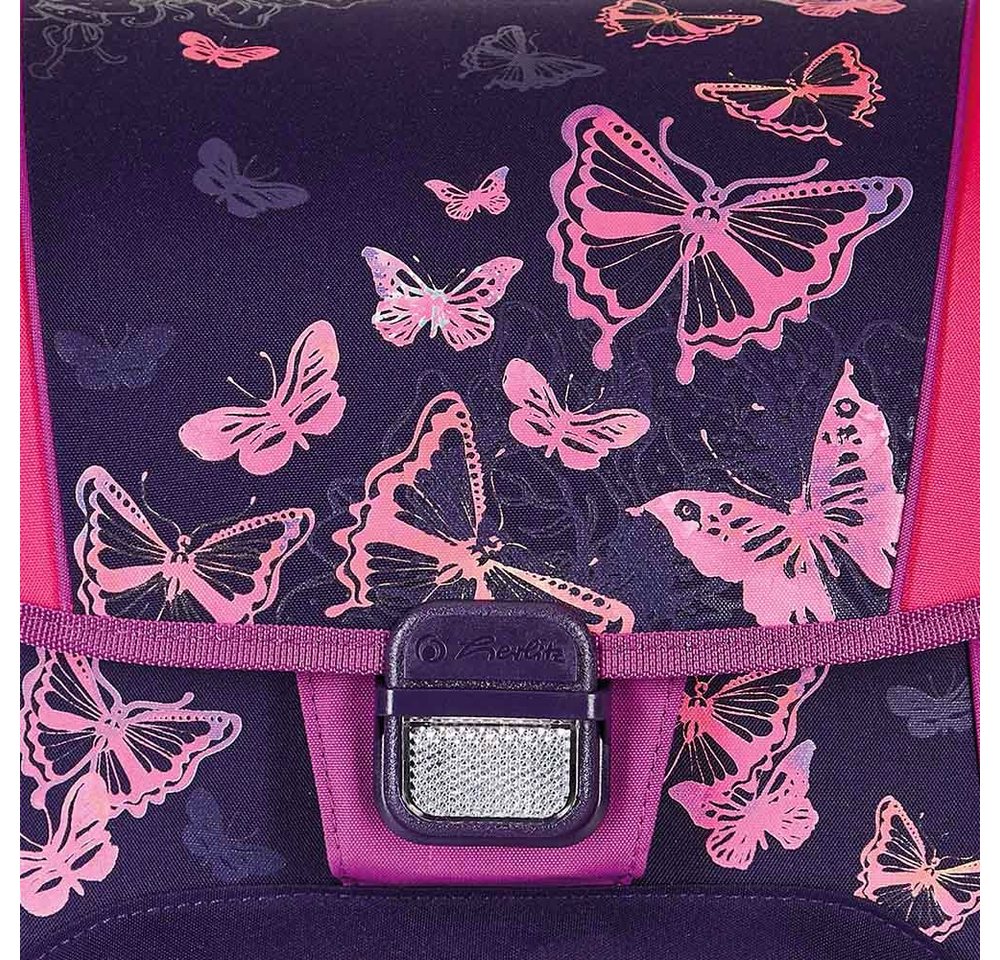 Herlitz Schulranzen Set Loop Plus 10-teilig 2026 Mädchen Butterflies – Bild 4 von 5