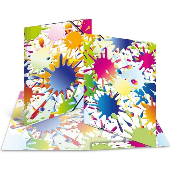 HERMA Organisationsmappe Sammelmappe A3 Karton Farbkleckse