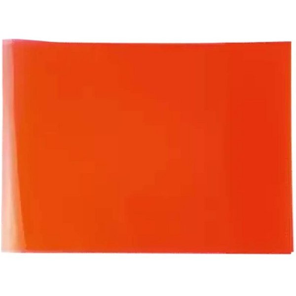HERMA Schulheft Heftschoner Transparent PLUS A5 quer rot, Besonders robust und extrem haltbar