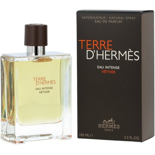 HERMÈS Eau de Parfum Terre dHerms Eau Intense Vtiver, Glasflakon, Parfüm EDP, Herrenduft