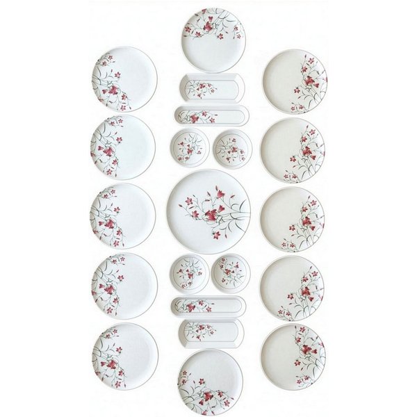 Hermia Concept Geschirr-Set (21-tlg), 12 Personen, Keramik, 12 Personen geeignet, Spülmaschinengeeignet