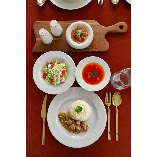 Hermia Concept Geschirr-Set Bahar (18-tlg), 6 Personen, Porzellan, 18 Teile, für 6 Personen