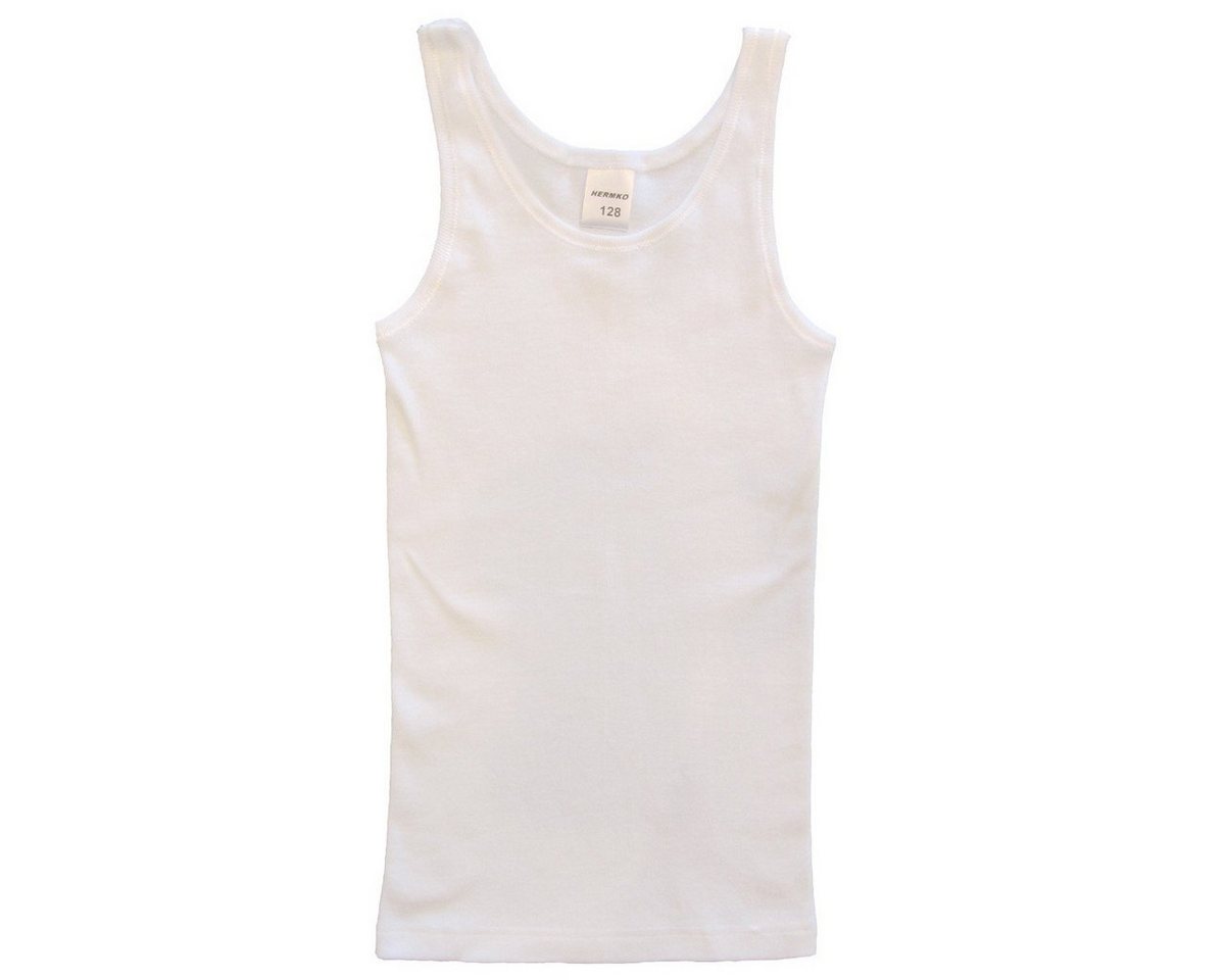 HERMKO Achseltop 2000 4er Pack, Tank Top, 100 % Bio-Baumwolle, Achselshirt, basic, weich – Bild 2 von 2