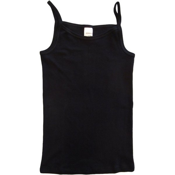 HERMKO Achseltop 2460 100 % Bio-Baumwolle, Trägerhemd, Spaghettiträger, Top, basic, weich
