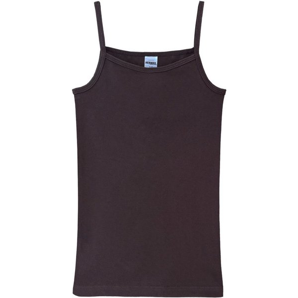 HERMKO Achseltop 2460 100 % Bio-Baumwolle, Trägerhemd, Spaghettiträger, Top, basic, weich