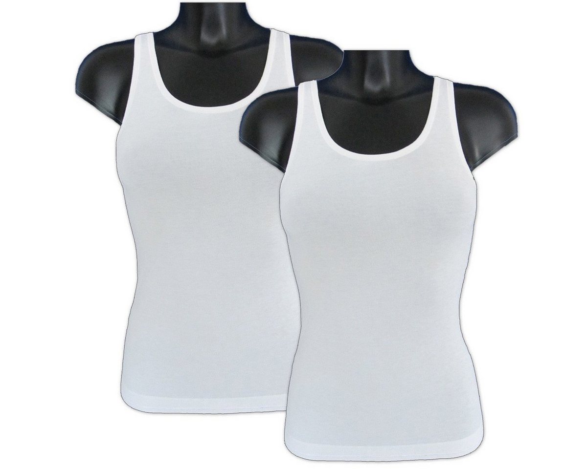 HERMKO Achseltop 61310 (Pack, 2er) Tank Top, Achselhemd, Sportunterhemd, baisc, atmungsaktiv – Bild 4 von 5