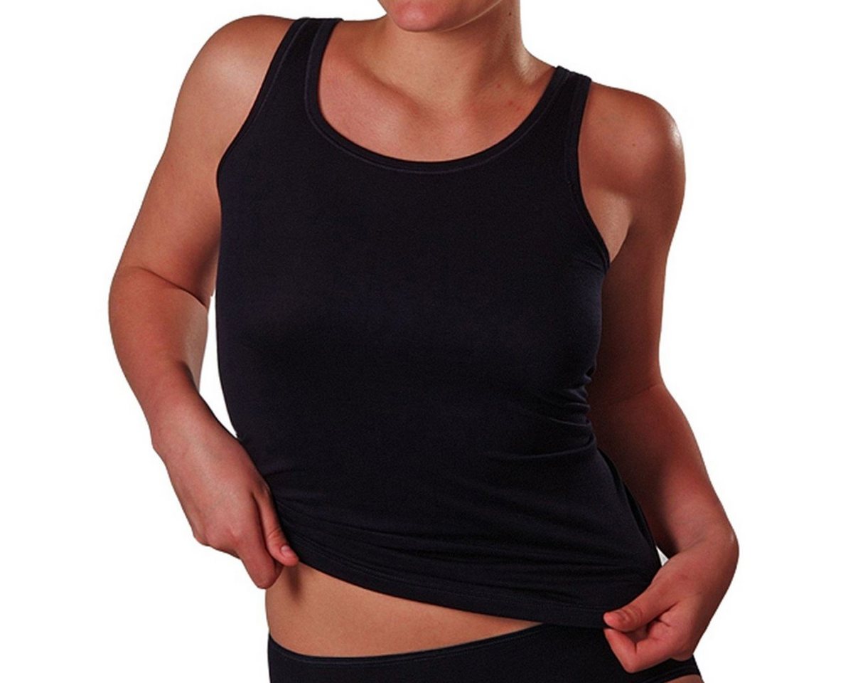 HERMKO Achseltop Achselhemd Tank Top, Achselhemd, Bio-Baumwolle, Basic, Shirt, Feinripp – Bild 4 von 5