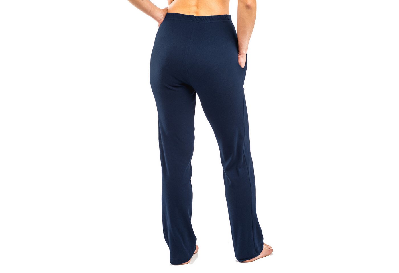 HERMKO Homewearhose 984 (Pack, 2er) Homewear Hose Unisex, Bio-Baumwolle, bequem, seitl. Taschen – Bild 2 von 2