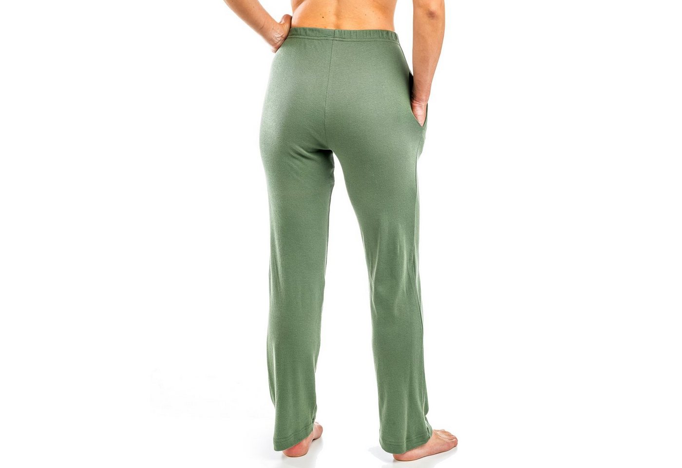 HERMKO Homewearhose 984 (Pack, 2er) Homewear Hose Unisex, Bio-Baumwolle, bequem, seitl. Taschen – Bild 2 von 3