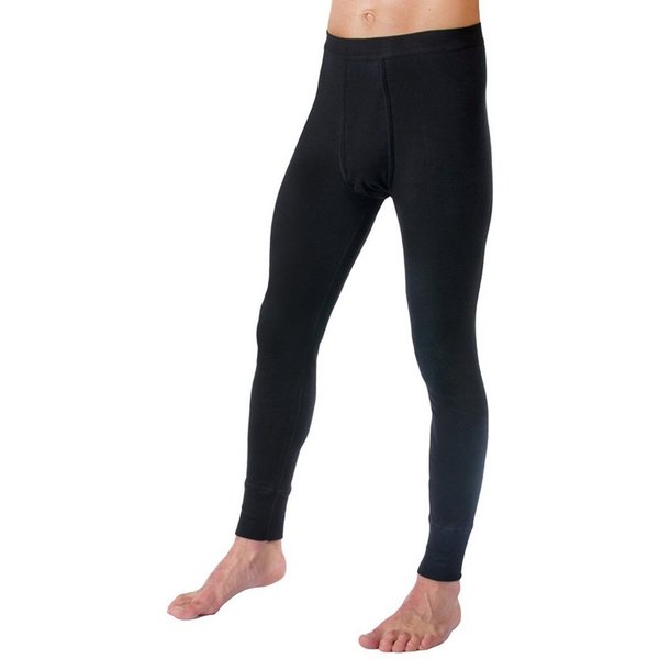HERMKO Lange Unterhose 3540 mit Eingriff,100 % Bio-Baumwolle, Weichbund, elast. Beinabschlüsse