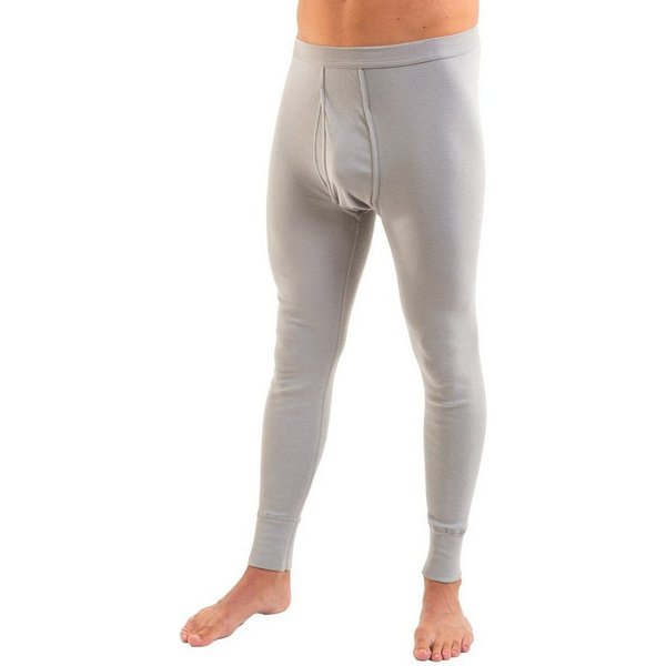 HERMKO Lange Unterhose 3540 mit Eingriff,100 % Bio-Baumwolle, Weichbund, elast. Beinabschlüsse