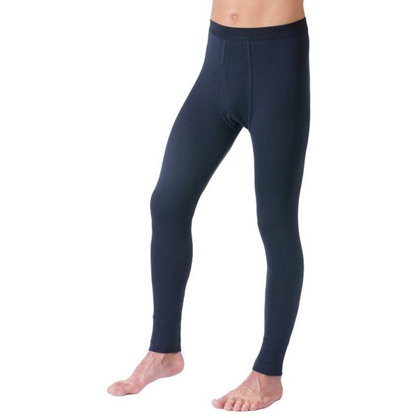 HERMKO Lange Unterhose 3540 mit Eingriff,100 % Bio-Baumwolle, Weichbund, elast. Beinabschlüsse