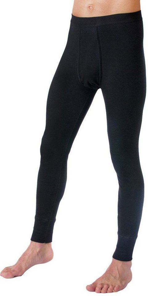 HERMKO Lange Unterhose 3540 (Pack, 2er) Bio-Baumwolle mit Eingriff Weichbund basic hergestellt in EU – Bild 2 von 2