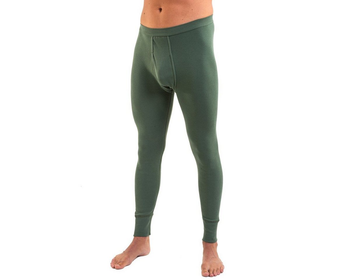 HERMKO Lange Unterhose 3540 (Pack, 3er) Bio-Baumwolle mit Eingriff Weichbund basic hergestellt in EU – Bild 2 von 3