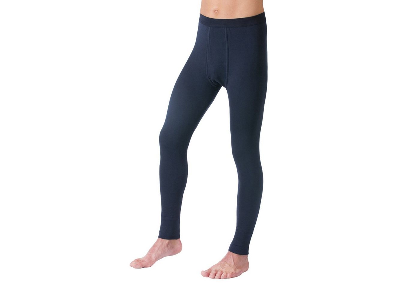 HERMKO Lange Unterhose 3540 (Pack, 3er) Bio-Baumwolle mit Eingriff Weichbund basic hergestellt in EU – Bild 2 von 2