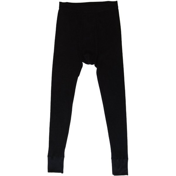 HERMKO Lange Unterhose 3542 mit Eingriff, 100 % Bio-Baumwolle, Doppelripp, Weichbund